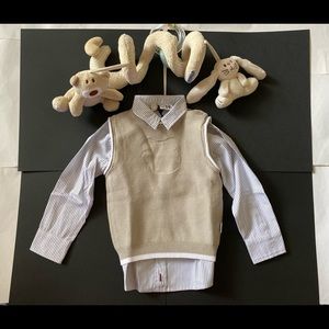 P&C Piecci designer children’s wear, boys vest, 12m